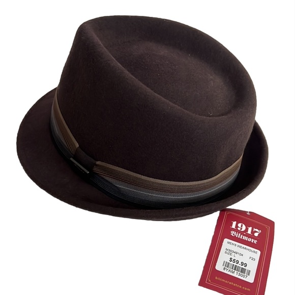 1917 Biltmore 100% Wool Fedora NEW! For The Well Dressed Gentleman - Picture 16 of 16